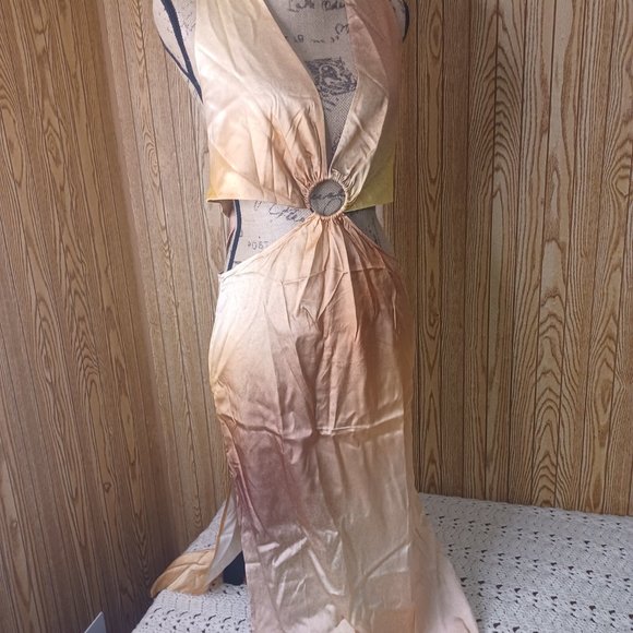 silk maison belly dress - Picture 2 of 6